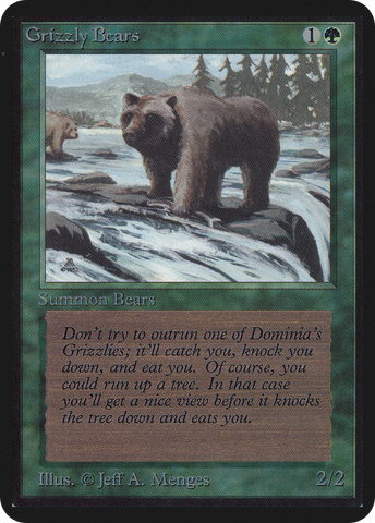 Grizzly Bears (LEA-)  - Limited Edition Alpha