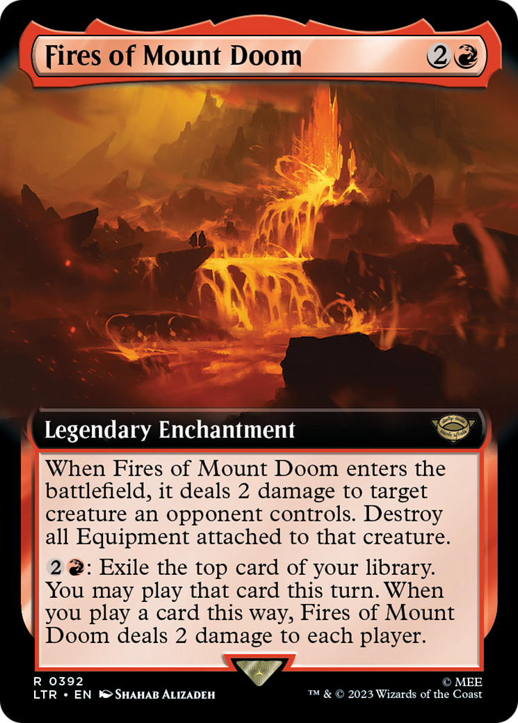 Fires of Mount Doom (Extended Art) (LTR-392)  - The Lord of the Rings: Tales of Middle-earth: (Extended Art)