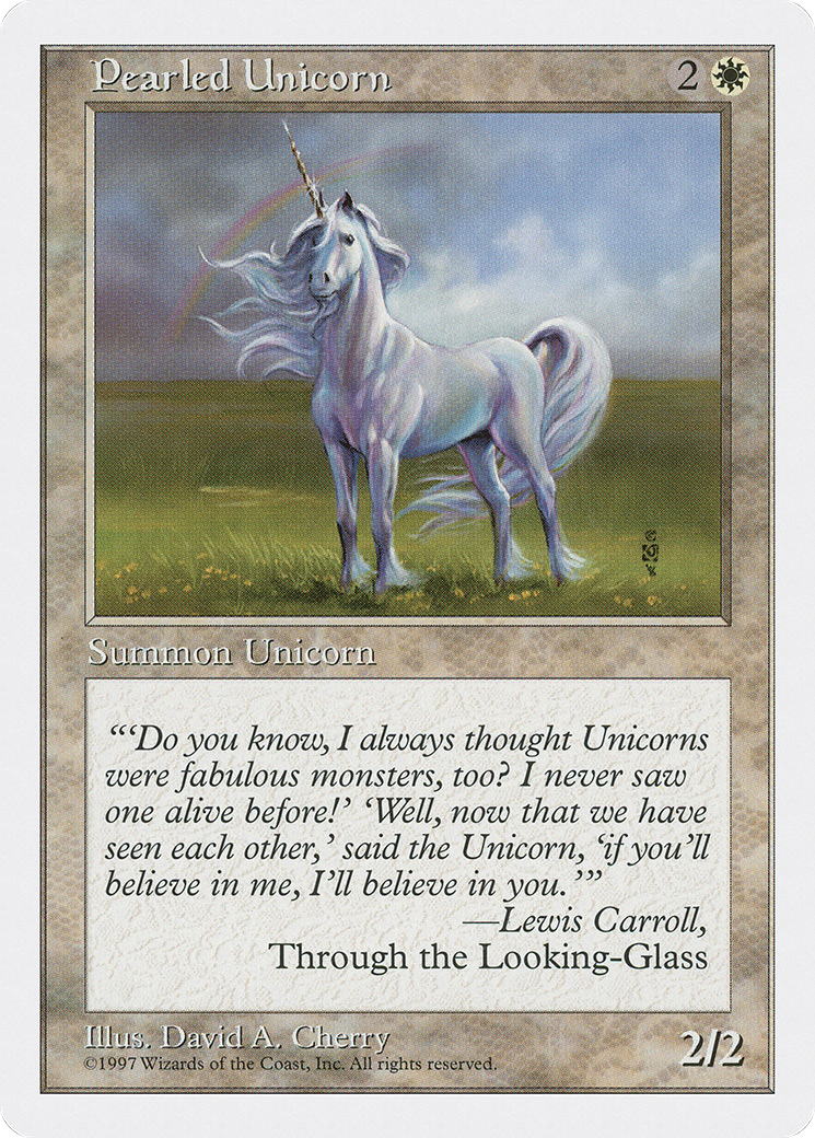 Pearled Unicorn (5ED-)  - Fifth Edition