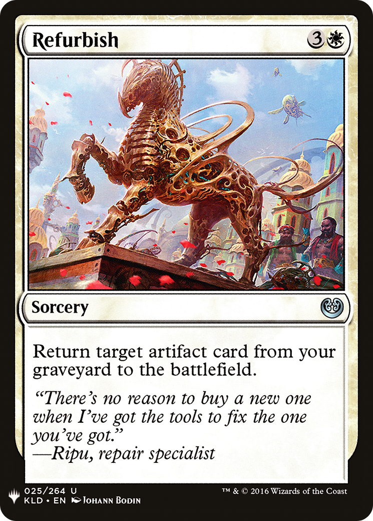 Refurbish (LIST-KLD-25)  - The List