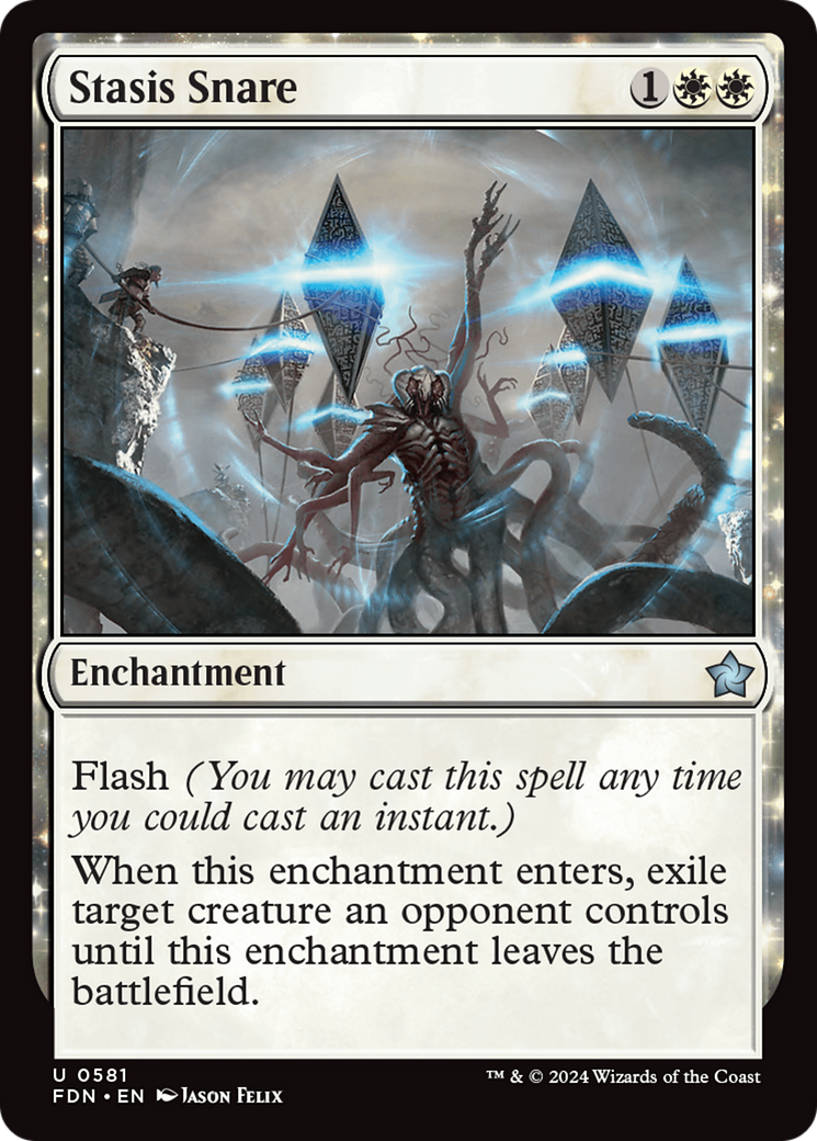 Stasis Snare (FDN-581)  - Foundations: (enchantment)