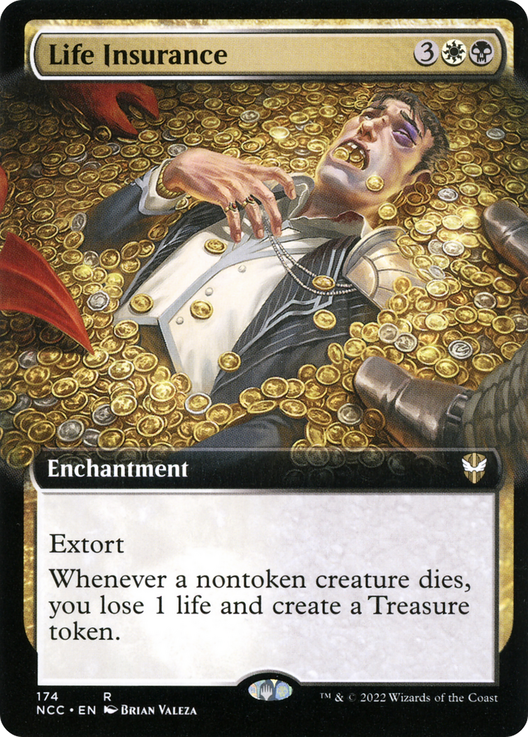 Life Insurance (Extended Art) (NCC-174)  - New Capenna Commander: (Extended Art)
