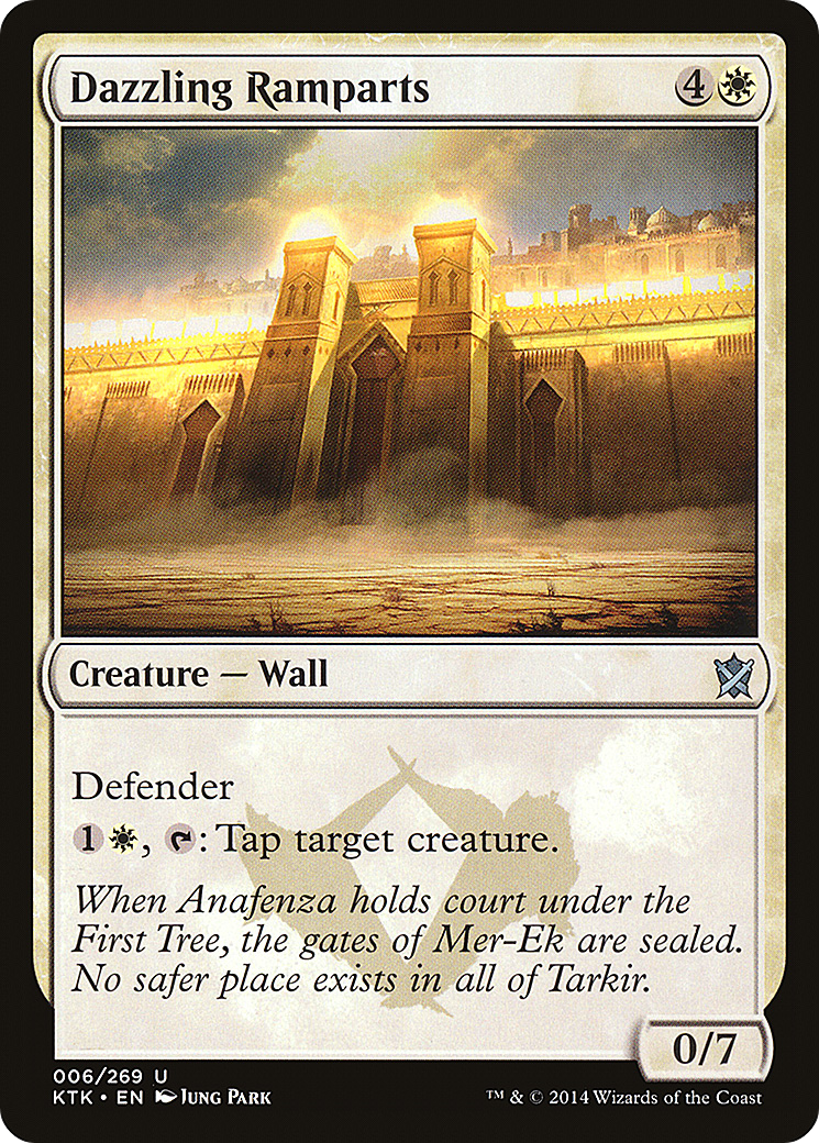 Dazzling Ramparts (KTK-006)  Foil - Khans of Tarkir