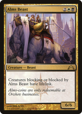 Alms Beast (GTC-141)  Foil - Gatecrash
