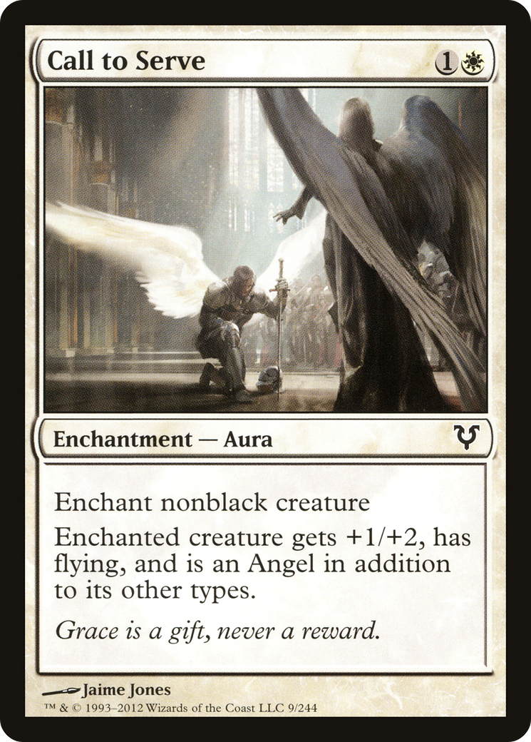 Call to Serve (AVR-009)  Foil - Avacyn Restored