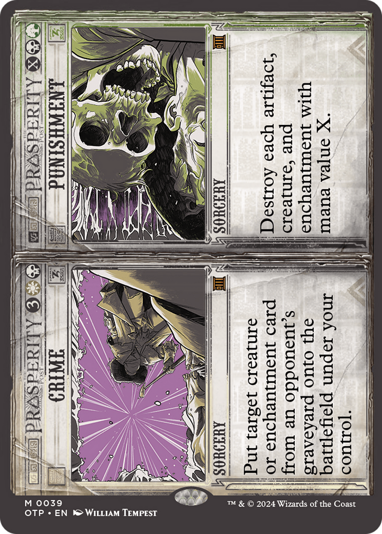 Crime // Punishment (OTP-039)  Foil - Breaking News: (Showcase) (Borderless)