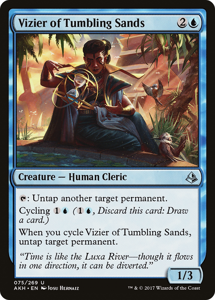 Vizier of Tumbling Sands (AKH-075)  Foil - Amonkhet