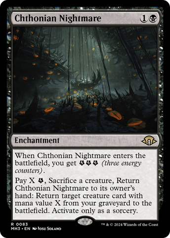Chthonian Nightmare (MH3-083)  - Modern Horizons 3