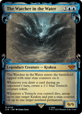 The Watcher in the Water (Showcase Scrolls) (LTR-526)  Foil - The Lord of the Rings: Tales of Middle-earth: (Showcase)