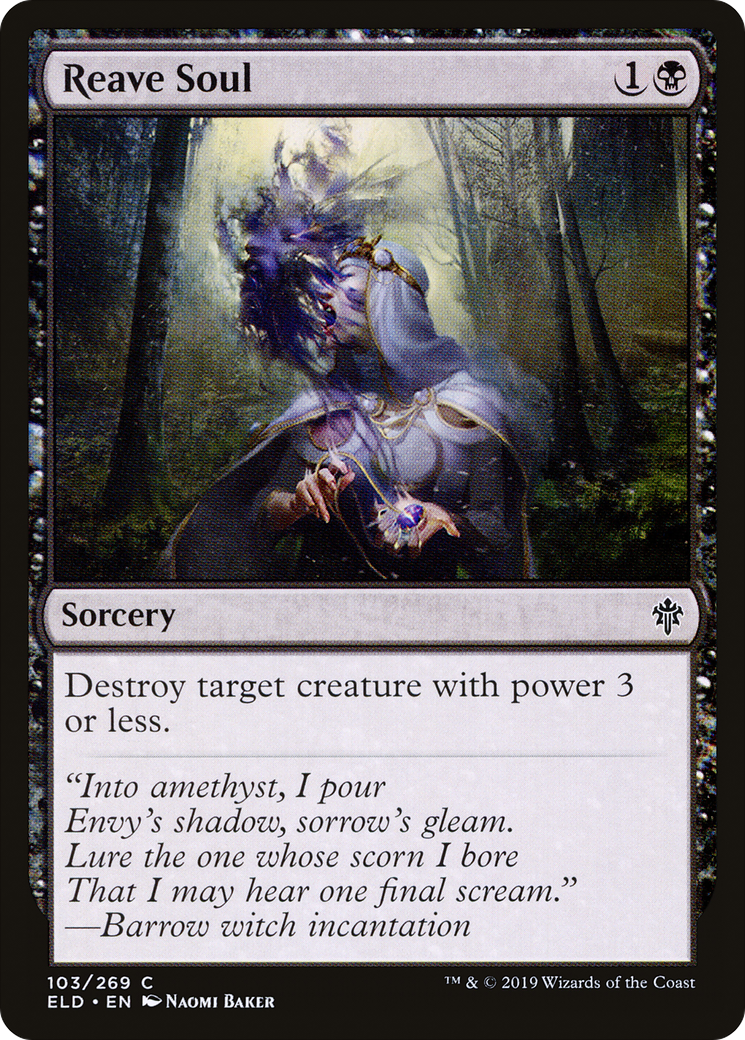 Reave Soul (ELD-103)  Foil - Throne of Eldraine