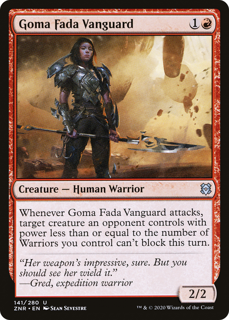 Goma Fada Vanguard (ZNR-141)  - Zendikar Rising