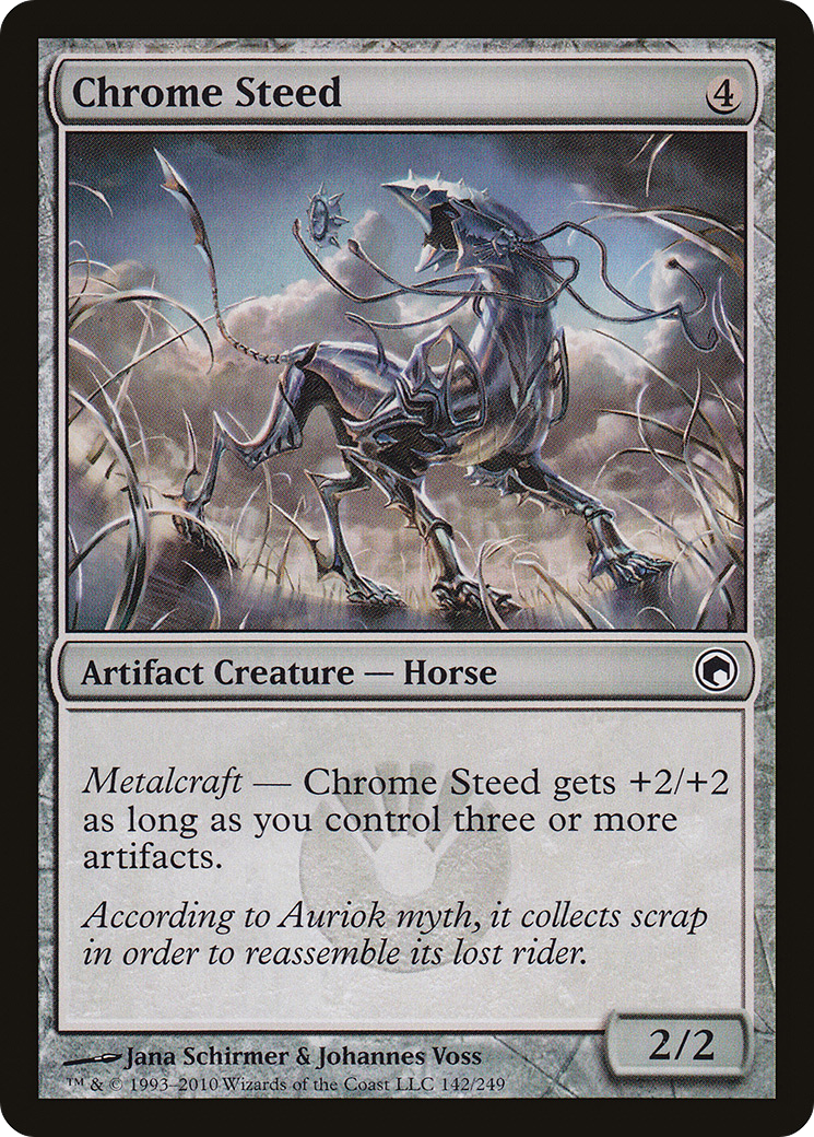Chrome Steed (SOM-142)  Foil - Scars of Mirrodin