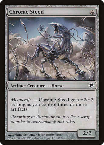 Chrome Steed (SOM-142)  - Scars of Mirrodin