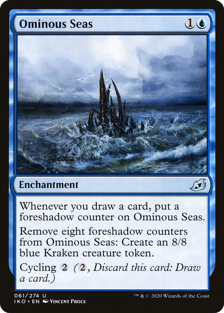 Ominous Seas (IKO-061)  Foil - Ikoria: Lair of Behemoths