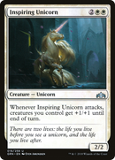 Inspiring Unicorn (GRN-016)  Foil - Guilds of Ravnica