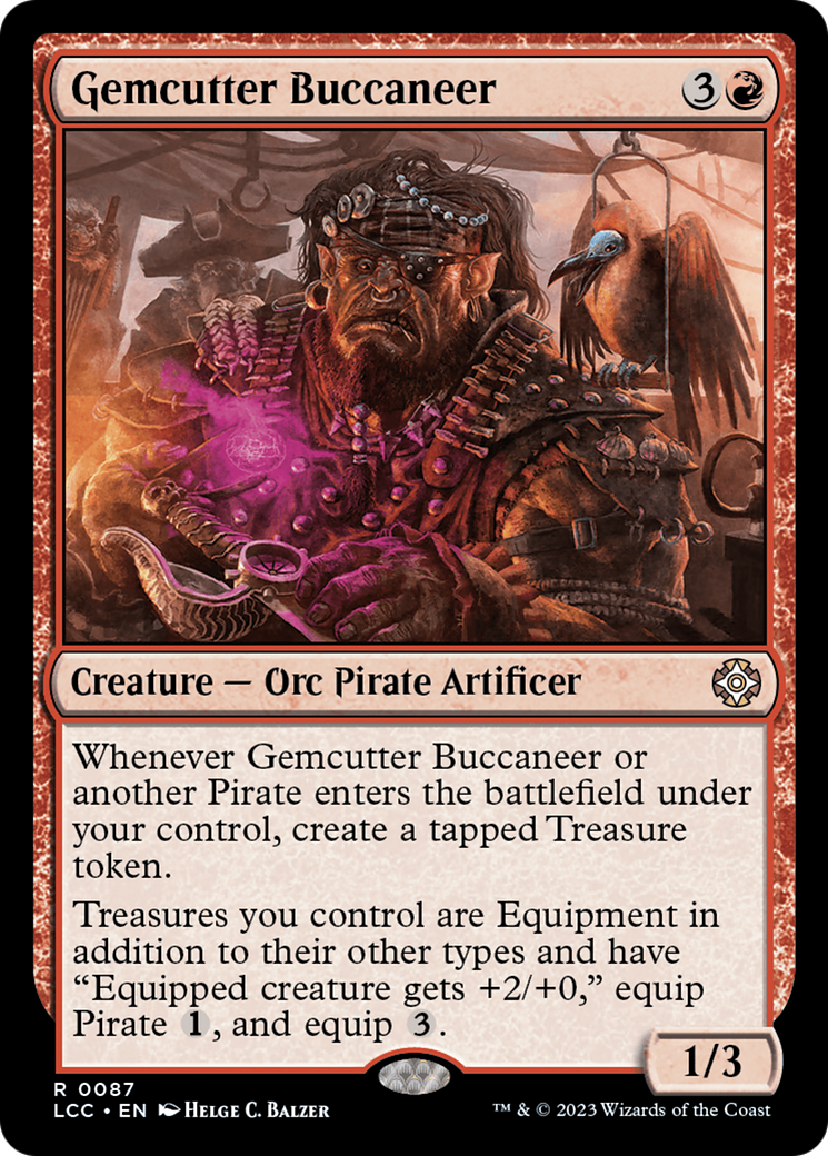 Gemcutter Buccaneer (LCC-087)  - The Lost Caverns of Ixalan Commander