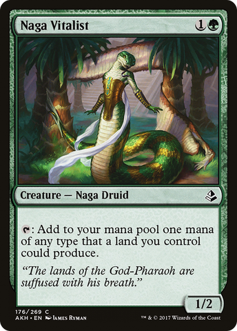Naga Vitalist (AKH-176)  Foil - Amonkhet
