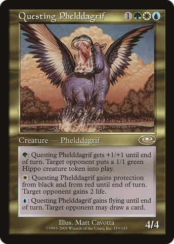 Questing Phelddagrif (PLS-119)  Foil - Planeshift