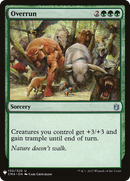 Overrun (LIST-CMA-130)  - The List