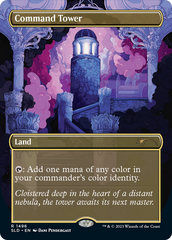 Command Tower (1496) (SLD-1496)  - Secret Lair Drop (Borderless)