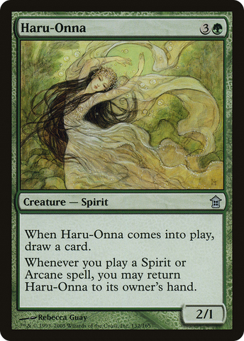 Haru-Onna (SOK-132)  Foil - Saviors of Kamigawa