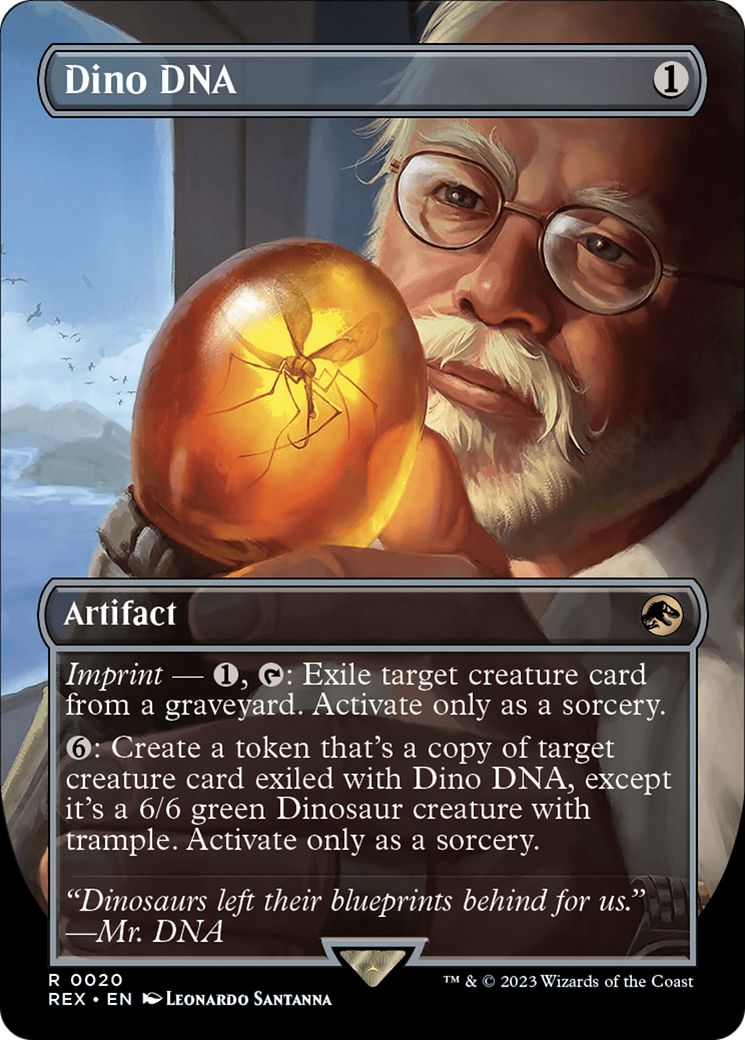 Dino DNA (Borderless) (REX-020)  - Jurassic World Collection