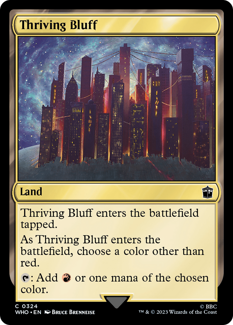 Thriving Bluff (WHO-324)  Foil - Doctor Who
