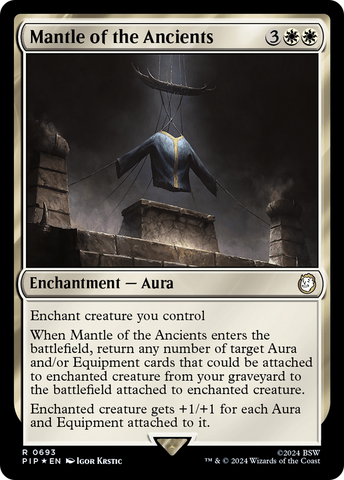 Mantle of the Ancients (Surge Foil) (PIP-693) - Fallout Foil