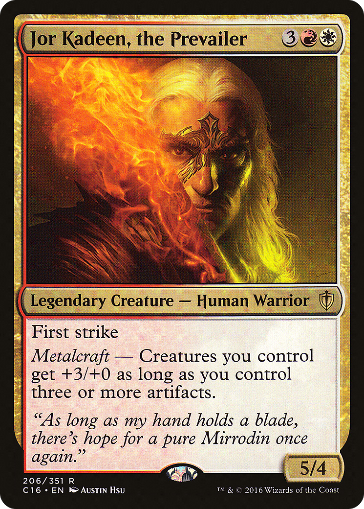 Jor Kadeen, the Prevailer (C16-206)  - Commander 2016