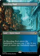Breeding Pool (Borderless) (RVR-293)  Foil - Ravnica Remastered