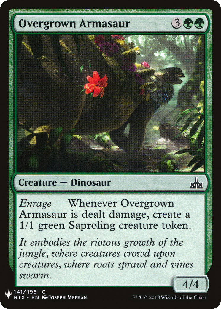 Overgrown Armasaur (LIST-141)  - The List