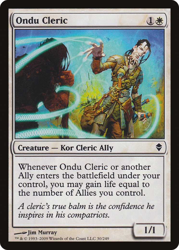 Ondu Cleric (ZEN-030)  Foil - Zendikar
