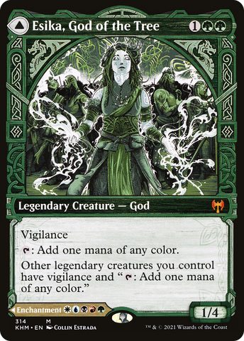Esika, God of the Tree (Showcase) (KHM-314) - Kaldheim: (Showcase) Foil