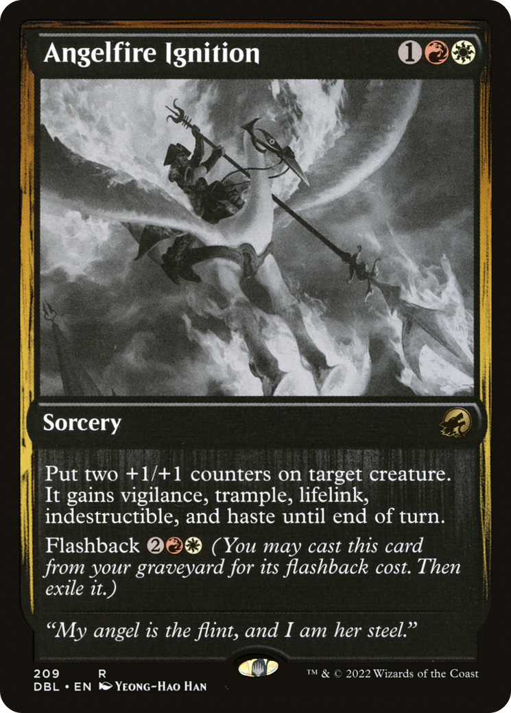 Angelfire Ignition (DBL-209)  Foil - Innistrad: Double Feature