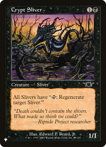 Crypt Sliver (LIST-LGN-63) - The List
