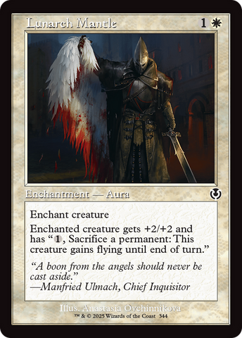 Lunarch Mantle (Retro Frame) (INR-344)  Foil - Innistrad Remastered