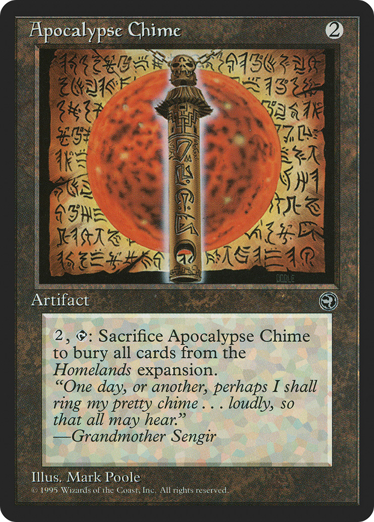 Apocalypse Chime (HML-)  - Homelands