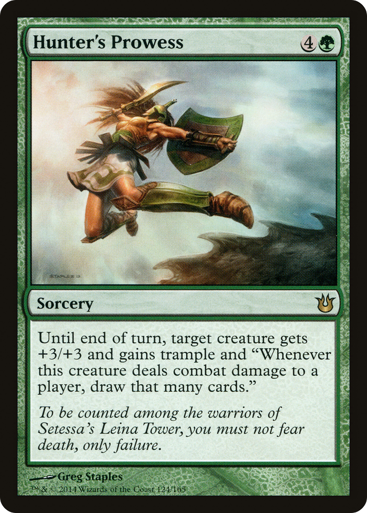 Hunter's Prowess (BNG-124)  - Born of the Gods