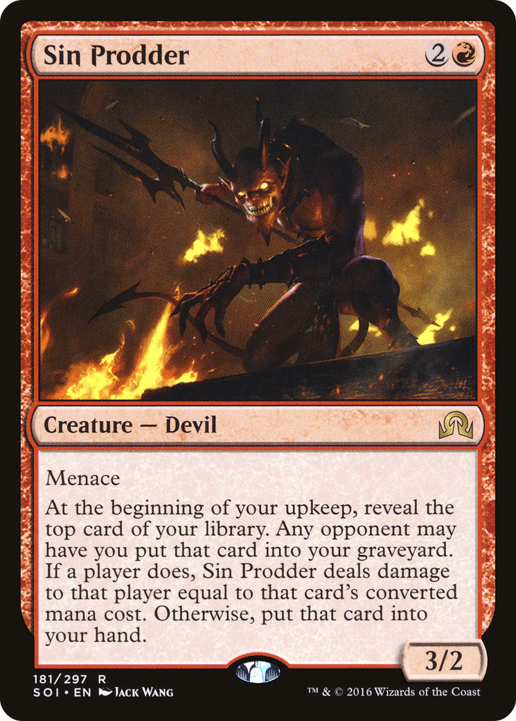 Sin Prodder (SOI-181)  Foil - Shadows over Innistrad