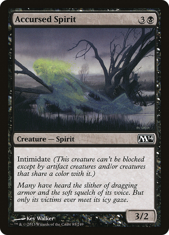Accursed Spirit (M14-083)  Foil - Magic 2014