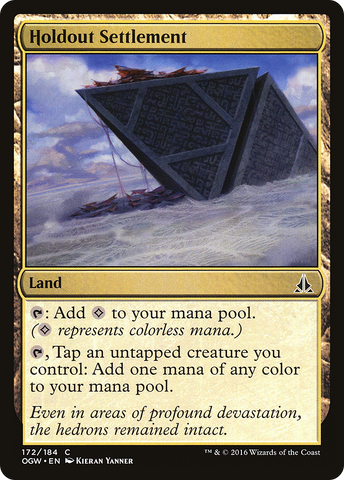 Holdout Settlement (OGW-172)  Foil - Oath of the Gatewatch