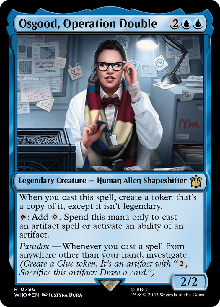 Osgood, Operation Double (Surge Foil) (WHO-796)  Foil - Doctor Who