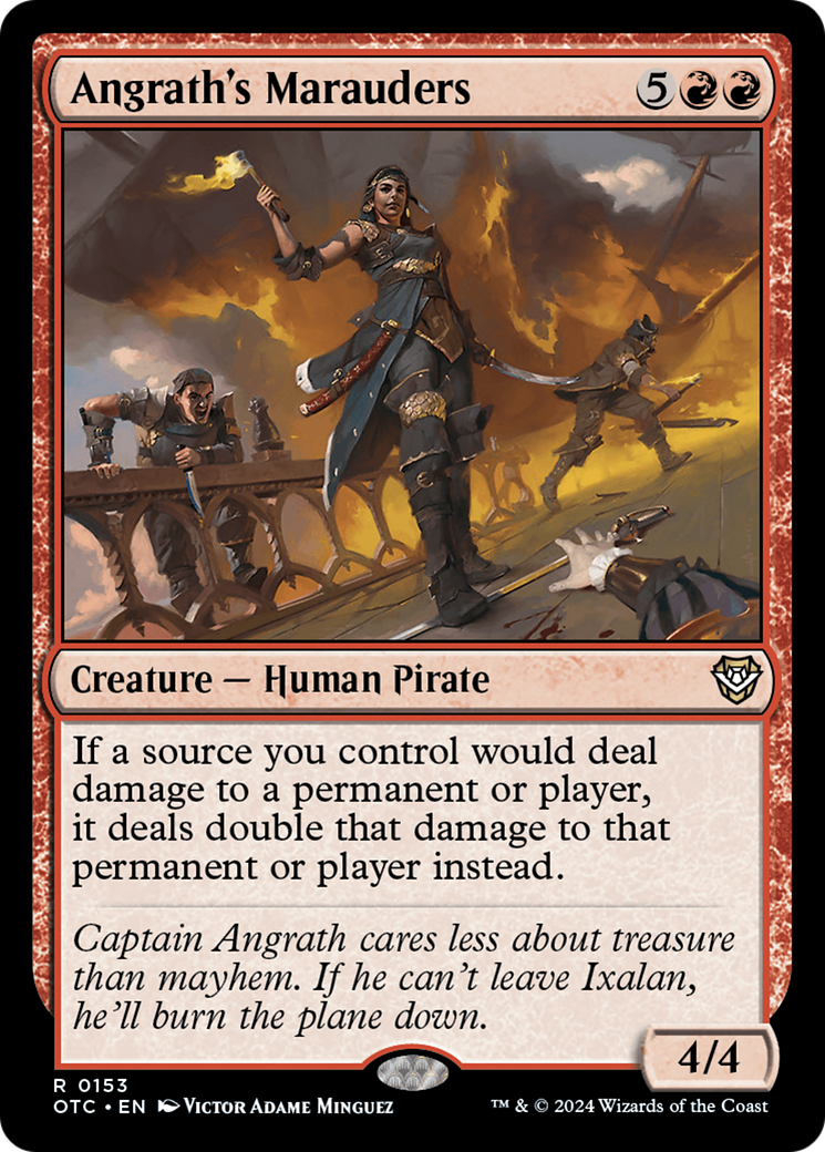 Angrath's Marauders (OTC-153)  - Outlaws of Thunder Junction Commander