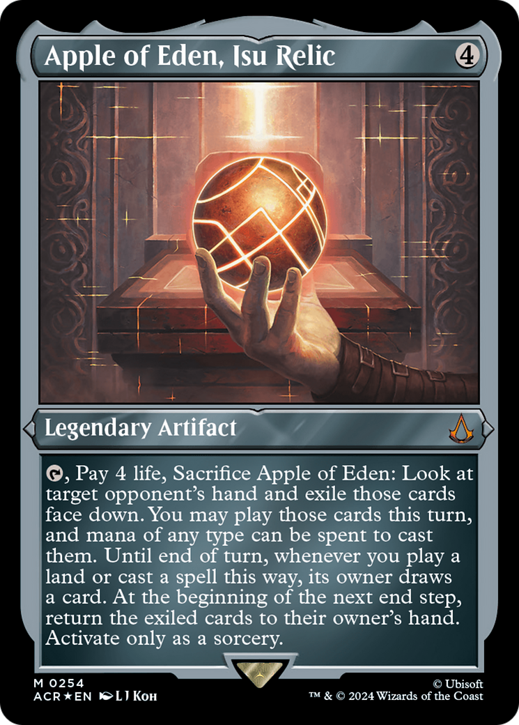 Apple of Eden, Isu Relic (ACR-254)  Etched Foil - Assassin's Creed