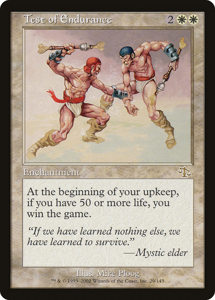 Test of Endurance (JUD-029)  - Judgment