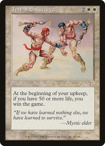 Test of Endurance (JUD-029)  - Judgment