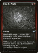 Into the Night (DBL-430)  Foil - Innistrad: Double Feature