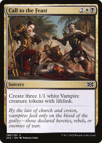 Call to the Feast (2X2-190)  - Double Masters 2022