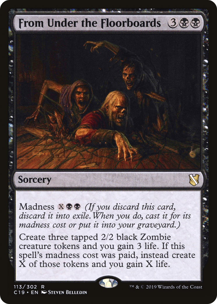 From Under the Floorboards (C19-113)  - Commander 2019