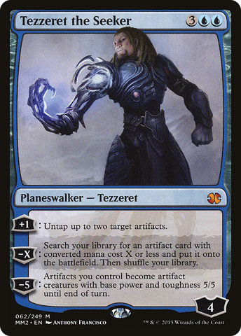 Tezzeret the Seeker (MM2-062)  - Modern Masters 2015